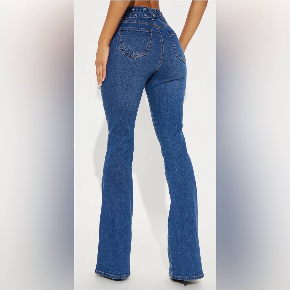 Born To Ride High Rise Flare Jeans - 7 - Picture 3 of 4